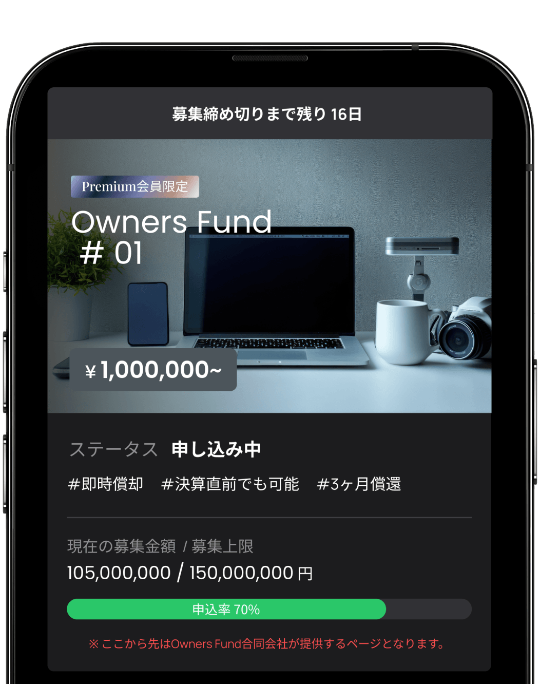 新しいオペレーティングリースOwners Fund イメージ画像